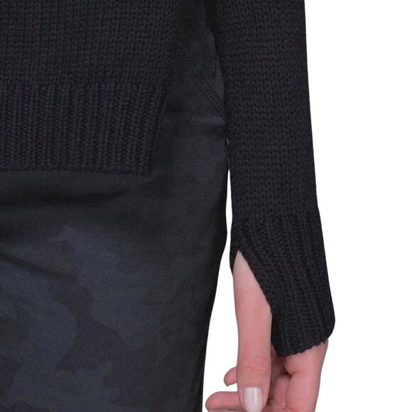 LULULEMON Yin To You Pullover high side cutout slit sides black 4 - Picture 6 of 9
